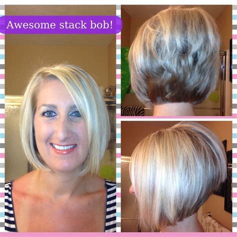 Pin On Stacked Short Bob