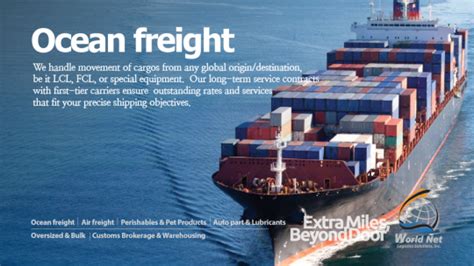 Ocean Freight World Net Logistics Solutions Inc
