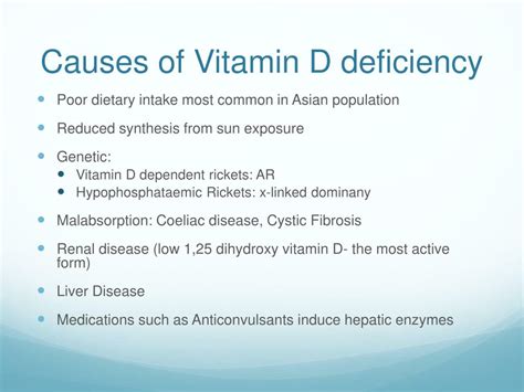 Ppt Vitamin D Deficiency In Children Powerpoint Presentation Free