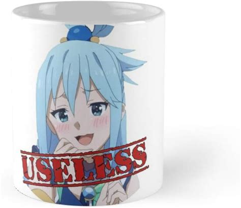 Konosuba Aqua Is A Useless Goddess Coffee Mug 11oz Ceramic