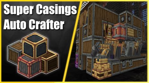 Super Casings Auto Crafter Minecraft Create Mod Tutorial Youtube