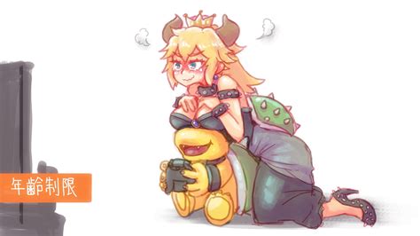 Bowsette And Bowser Jr Mario And 1 More Drawn By Cyp Tw Danbooru