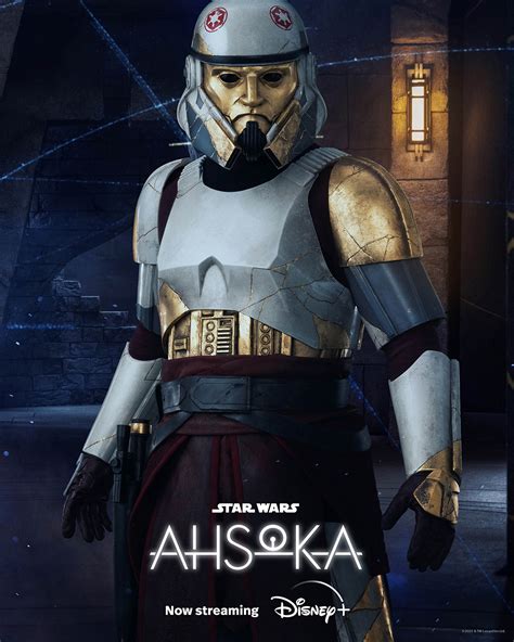 Captain Enoch Star Wars Ahsoka Character Poster Ahsoka Disney