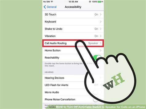 How To Turn Off Automatic Switch To Speaker For Calls On An Iphone
