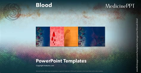 Blood Medicine Powerpoint Templates