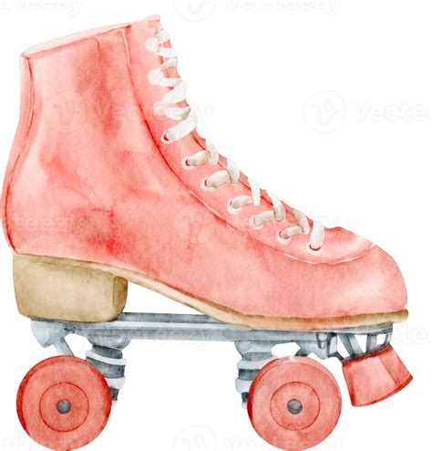 Watercolor Roller Skate 16766066 Png