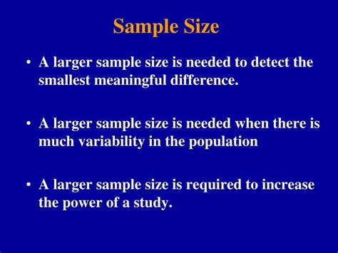 Ppt Sample Size Consideration In Clinical Research Powerpoint