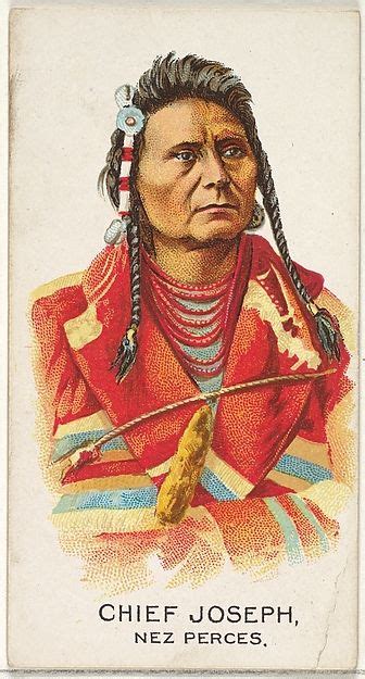 Chief Joseph Nez Perces From The American Indian Chiefs Series N For Allen Ginter
