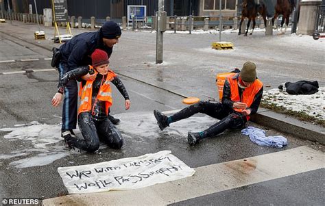 Activists Fail To Glue Themselves To Road When Freezing Temperatures