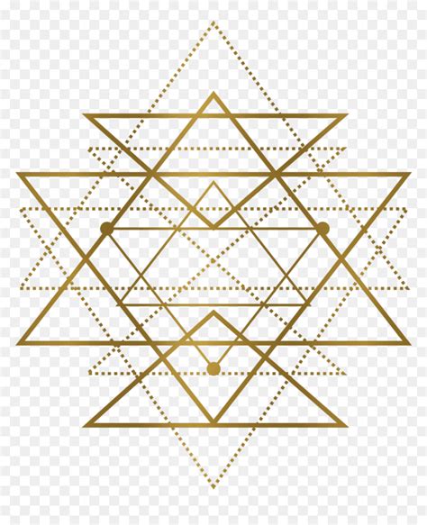 Sacred Geometry Gold Gold Geometric Shapes Png Transparent Png