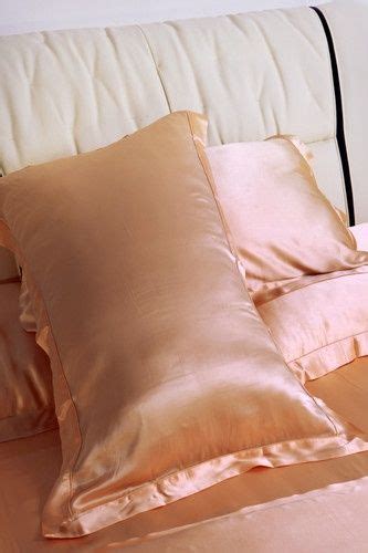 Pair Of 100 Mulberry Silk Oxford Pillowcases 19mm Salmon King Size