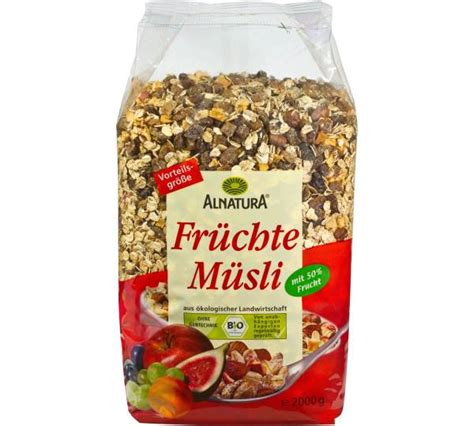 Durch die matratzenunterlagen wird die lebensdauer der matratze erhöht. Alnatura Früchte Müsli (Bio) im Test | Testberichte.de