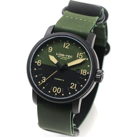 Lum Tec B37 24 Hour Watch Leather Strap Sportique