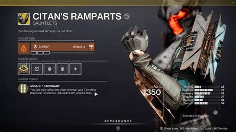 Citans Ramparts Exotic Titan Gauntlets Destiny 2 Shacknews