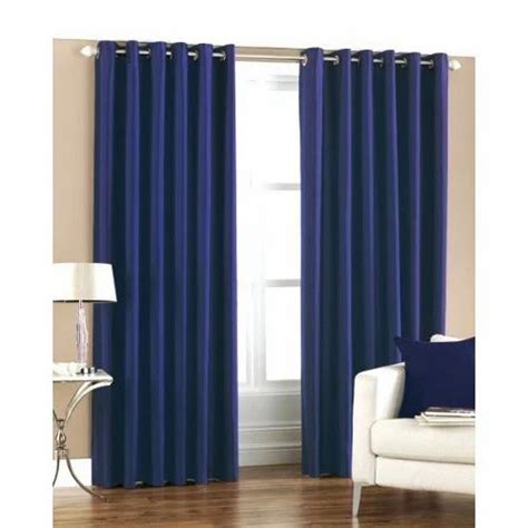 Plain Polyester Window Curtains Size 74 Feet Rs 140piece Id
