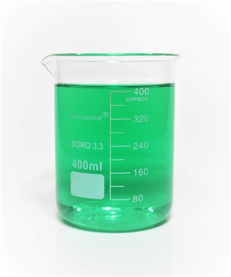 Beaker Borosilicate Glass 400 Ml Norchemist