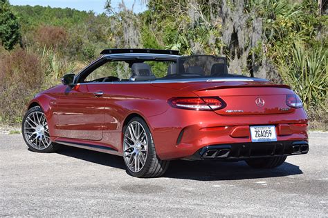Even in its softest comfort setting, the suspension is firm and unforgiving. 2020 Mercedes-AMG C63 S Cabriolet Review & Test Drive : Automotive Addicts