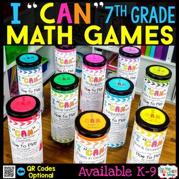 Math for 7th graders doesn't have to be difficult and torturous. 7th Grade Math Games | 7th Grade Math Review | I CAN Math ...