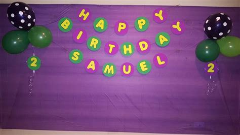 Barney Theme Birthday Banner Barney Birthday Barney Birthday Party
