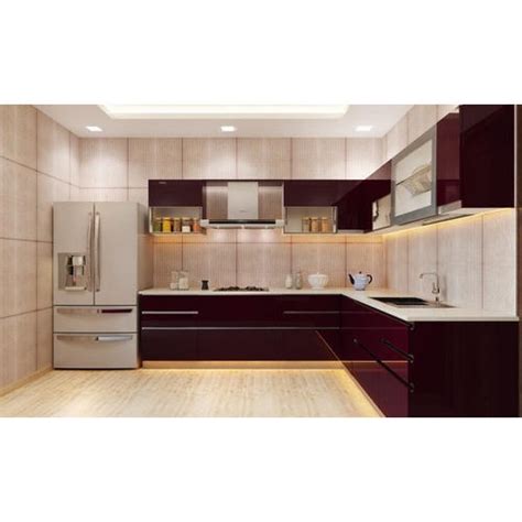 Small contractors who does assembling and fixing at site, are the cheapest kitchen option available. Designer Modular Kitchen at Rs 360/square feet | मॉडर्न ...