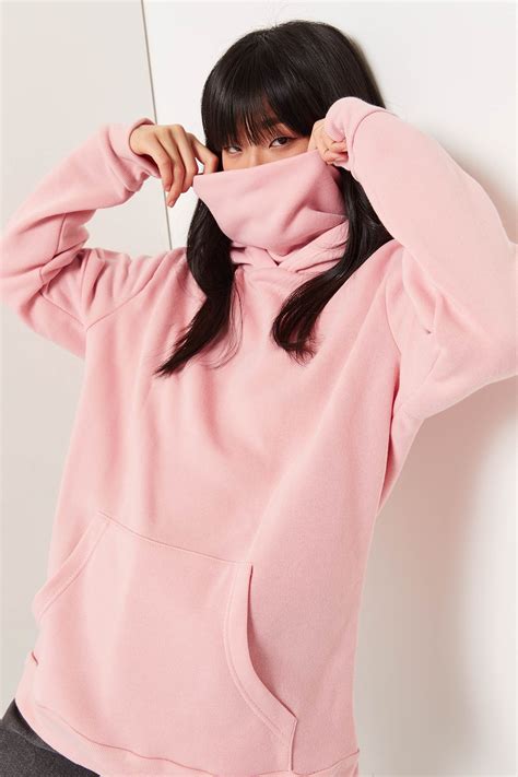 Oversized Hoodie With Face Covering Clothing Ardene