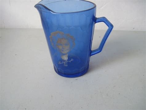 Vintage Cobalt Blue Hazel Atlas Glassware Miniature Pitcher Etsy