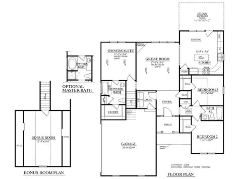 Bonus Room Above Garage Floor Plans Flooring Blog