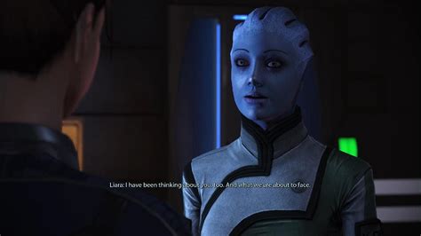 mass effect legendary edition mass effect 1 liara romance scene female shepard youtube