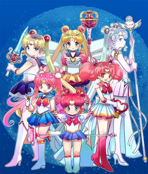 Sailor Moon Princess Sailor Moon Sailor Cosmos Chibi Moon Kousagi Sailor Parallel Moon
