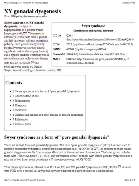 wikipedia swyer syndrome or xy gonadal dysgenesis checked pdf sexual reproduction