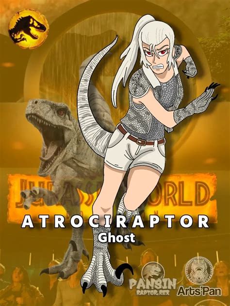 Atrociraptor Ghost Jurassic World Dominion Jurassic World Anime Jurassic
