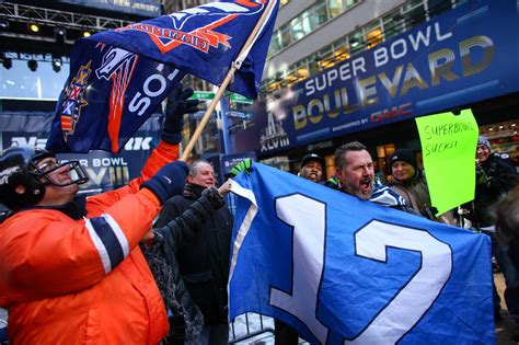 Super Bowl Fans Take Over Nys Broadway