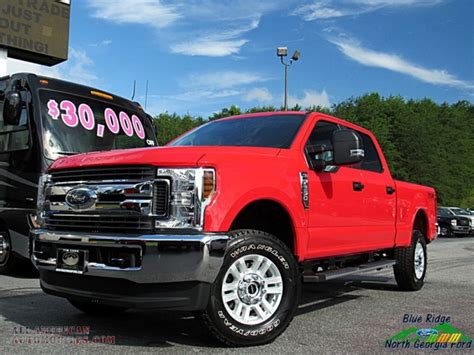 2018 Ford F250 Super Duty Stx Crew Cab 4x4 In Race Red Photo 16