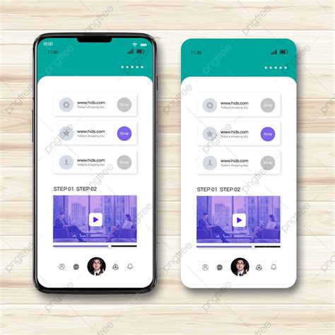 Mobile App Interface Design Template Download On Pngtree