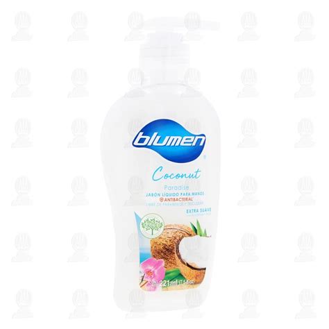 Jabón Líquido Blumen Coconut Paradise para Manos, 221 ml.