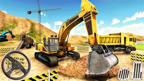 Heavy Excavator Simulator City Construction Android Gameplay Youtube