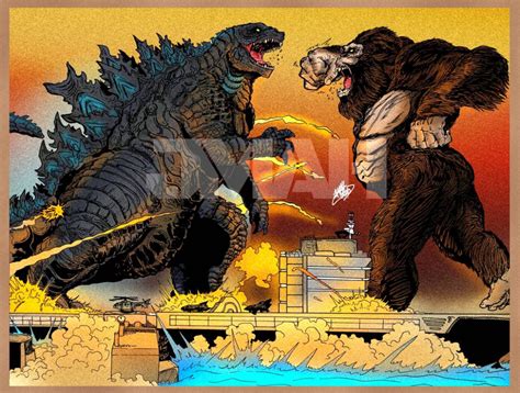 How To Draw Godzilla Vs Kong Howto Draw