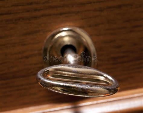 Old Fashioned Key In Lock Stock Image Image Of Cabinet 22975443
