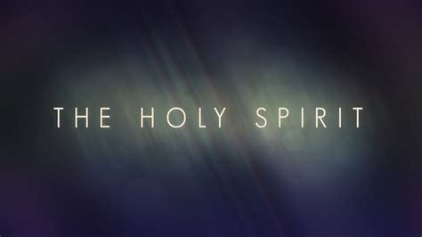 The Holy Spirits Role In Our Life Teleios Inc