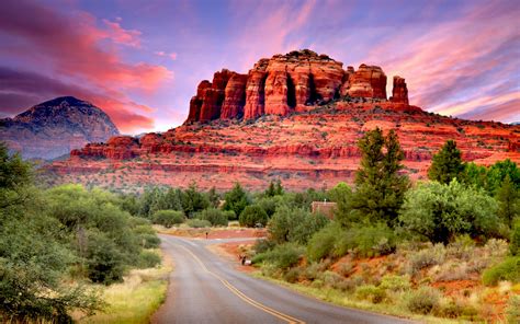 Download Canyon Arizona Sedona Man Made Road 4k Ultra Hd Wallpaper