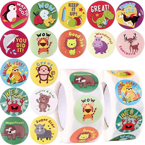 Buy Reward Stickers For Children Netume 1000pcs Cartoon Reward