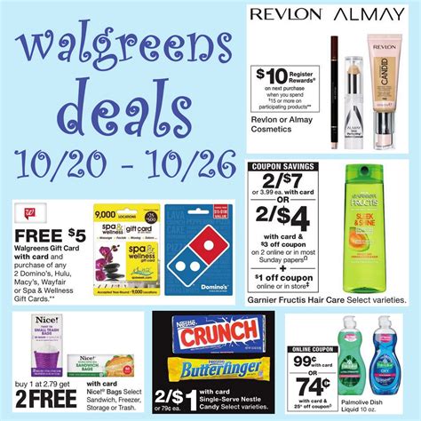 Walgreens photo card discount code. walgreens 10/20 - 10/26: free revlon! + deals on gift cards, garnier hair care, nice! sandwich ...
