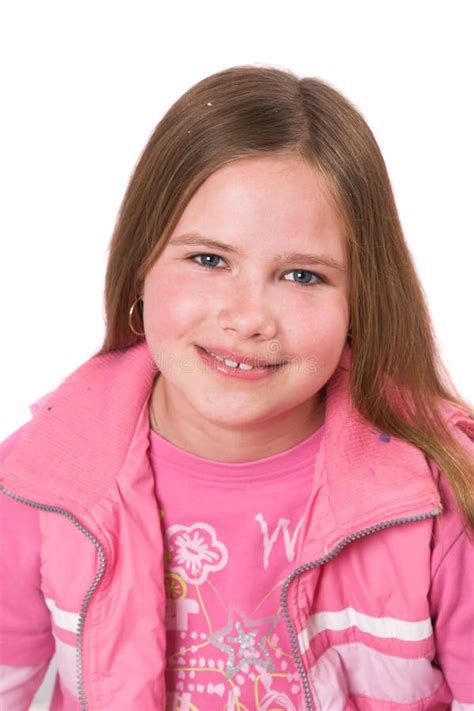 Smiling Ten Year Old Girl Stock Image Image Of Background 760029