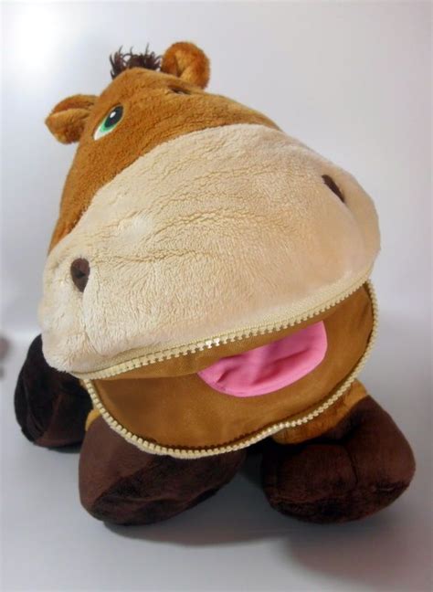 Stuffies Dash The Horse Brown White As Seen On Tv Pockets Stuffed