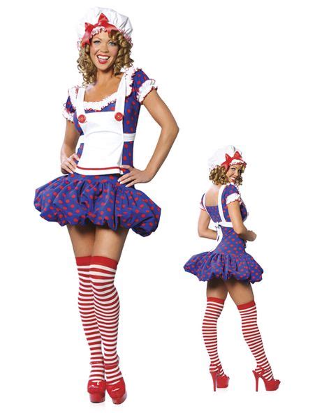 raggedy ann doll costume with heart back lets play dress up