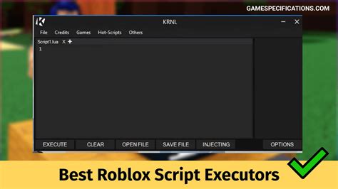 Best Roblox Script Executors Game Specifications