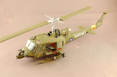 Ls Plastic Models Collections Helicopters Monogram Huey Hog 172 Scale