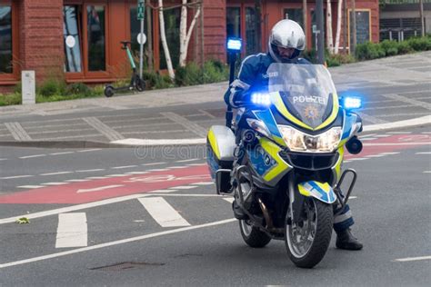 German Police Motorcycle Stock Photo Image Of Justice 5972698