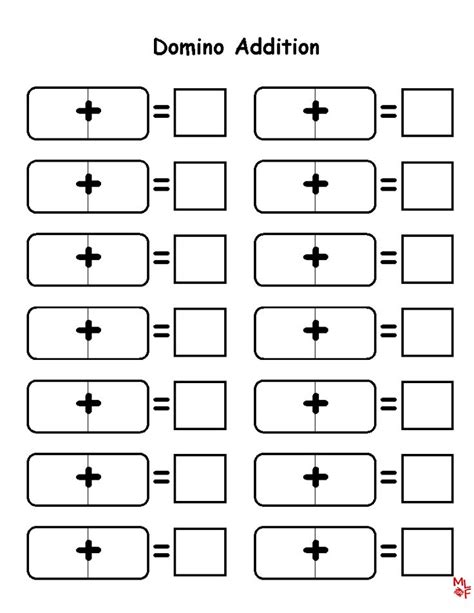 14 Best Images Of Domino Multiplication Worksheet Super Teacher Math