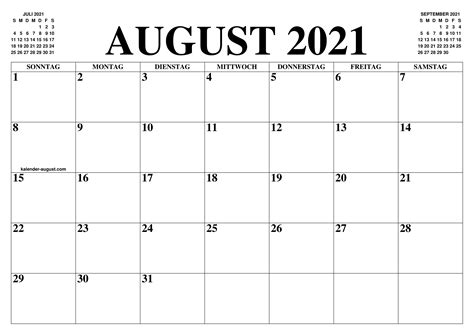 Download the 2021 editable and printable annual calendar with the usa holiday template in doc. KALENDER AUGUST 2021 : AUGUST KALENDER ZUM AUSDRUCKEN ...
